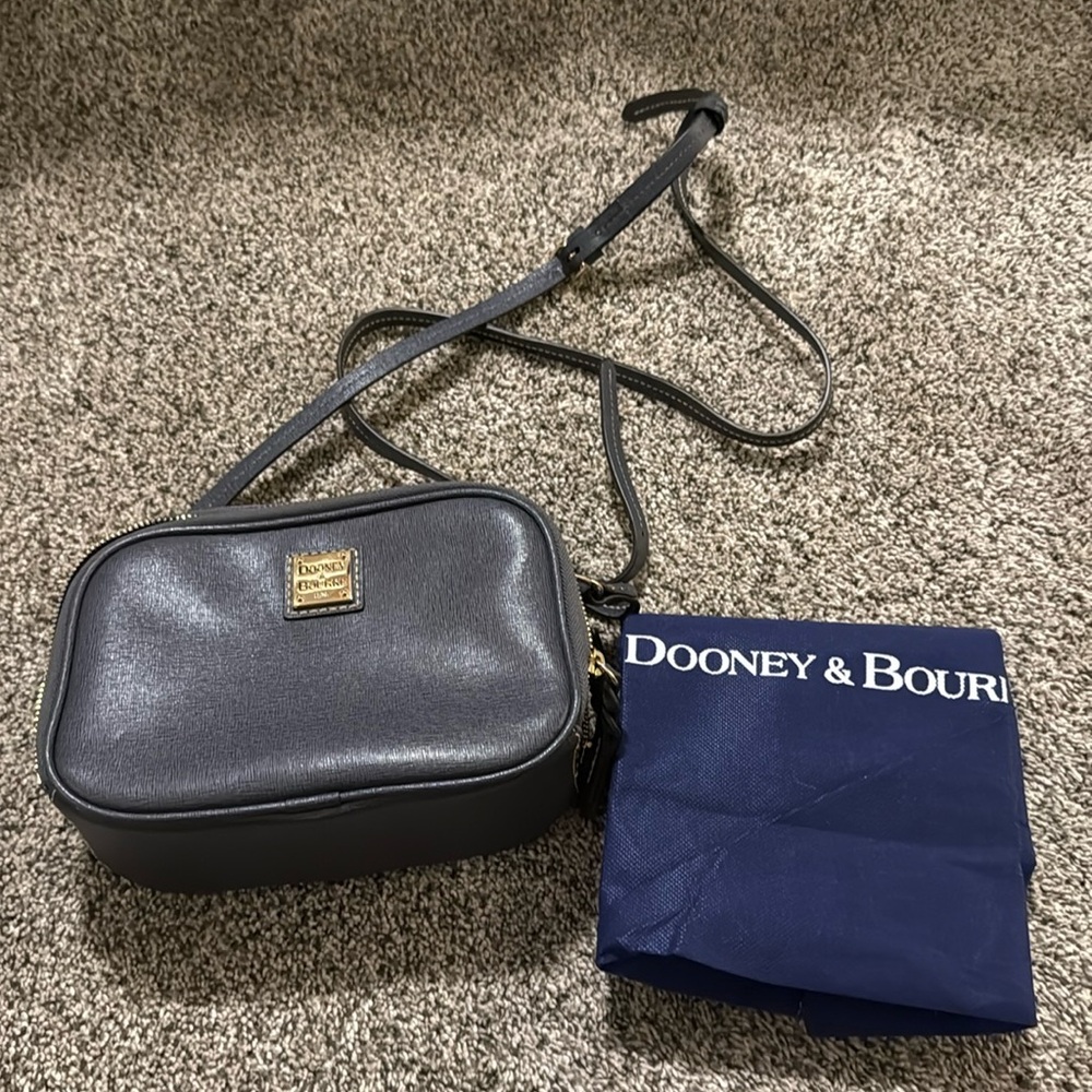 Dooney & Bourke Gray Sawyer Crossbody Bag